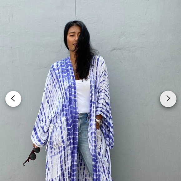 Kimono robe beach cover up - Picture 3 of 4